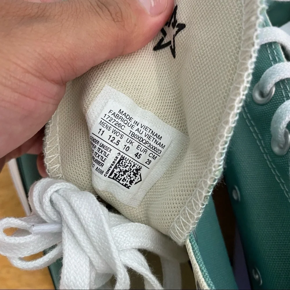 Converse 172726C Green Jade Run Star Hike Platform Unisex Sneakers‎